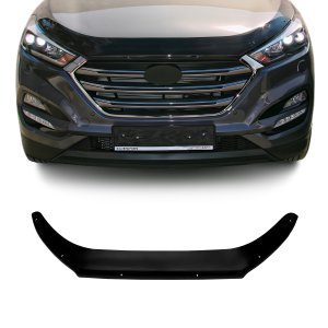 Hyundai Tucson Hood Deflector - Omac - Acrylic - Black - 2016-2021